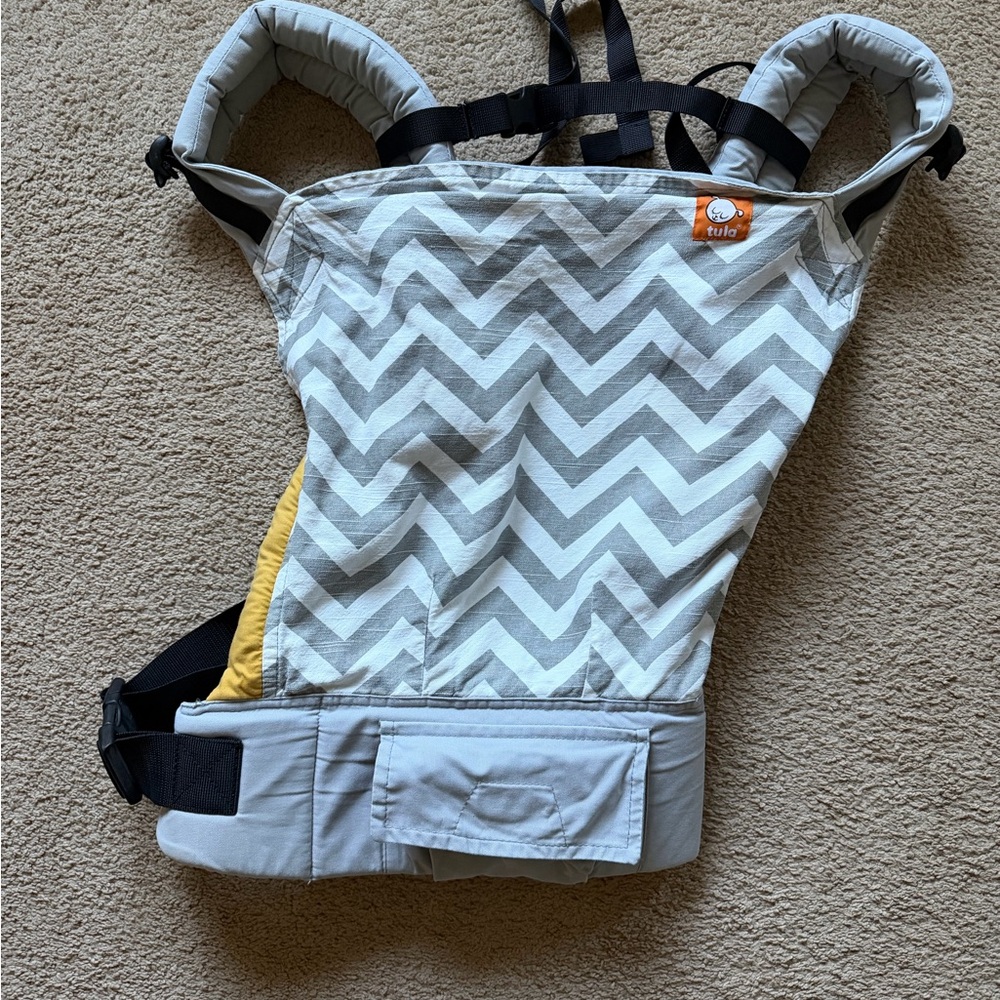 Tula Grey Zig Zag Infant to Toddler Carrier